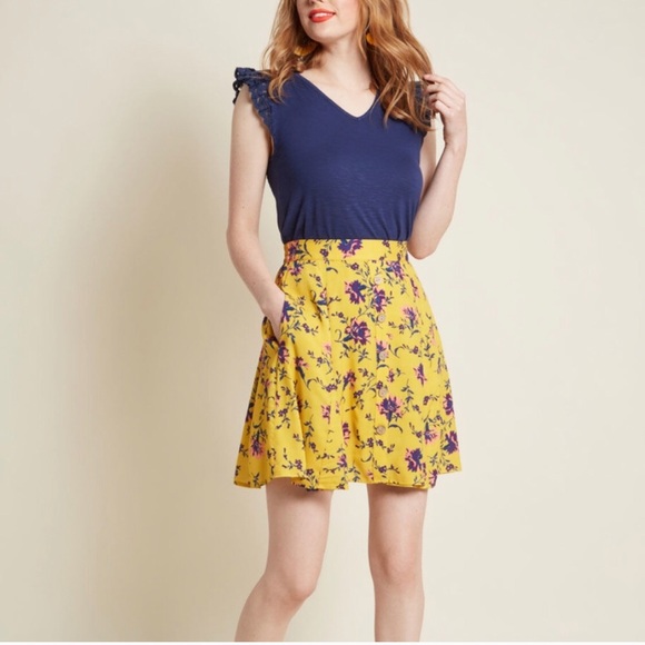 Modcloth Dresses & Skirts - ModCloth - floral skirt